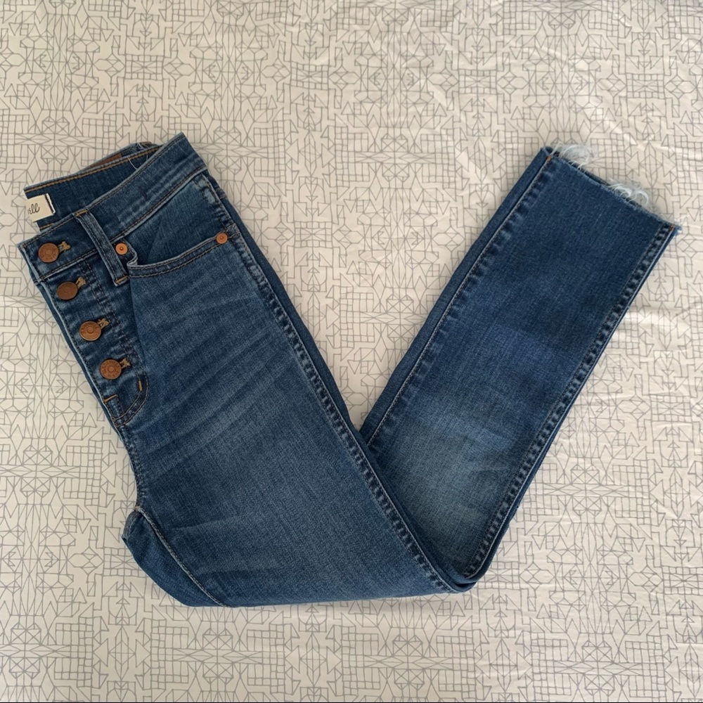 Madewell 10” High Rise Skinny Crop Jeans
